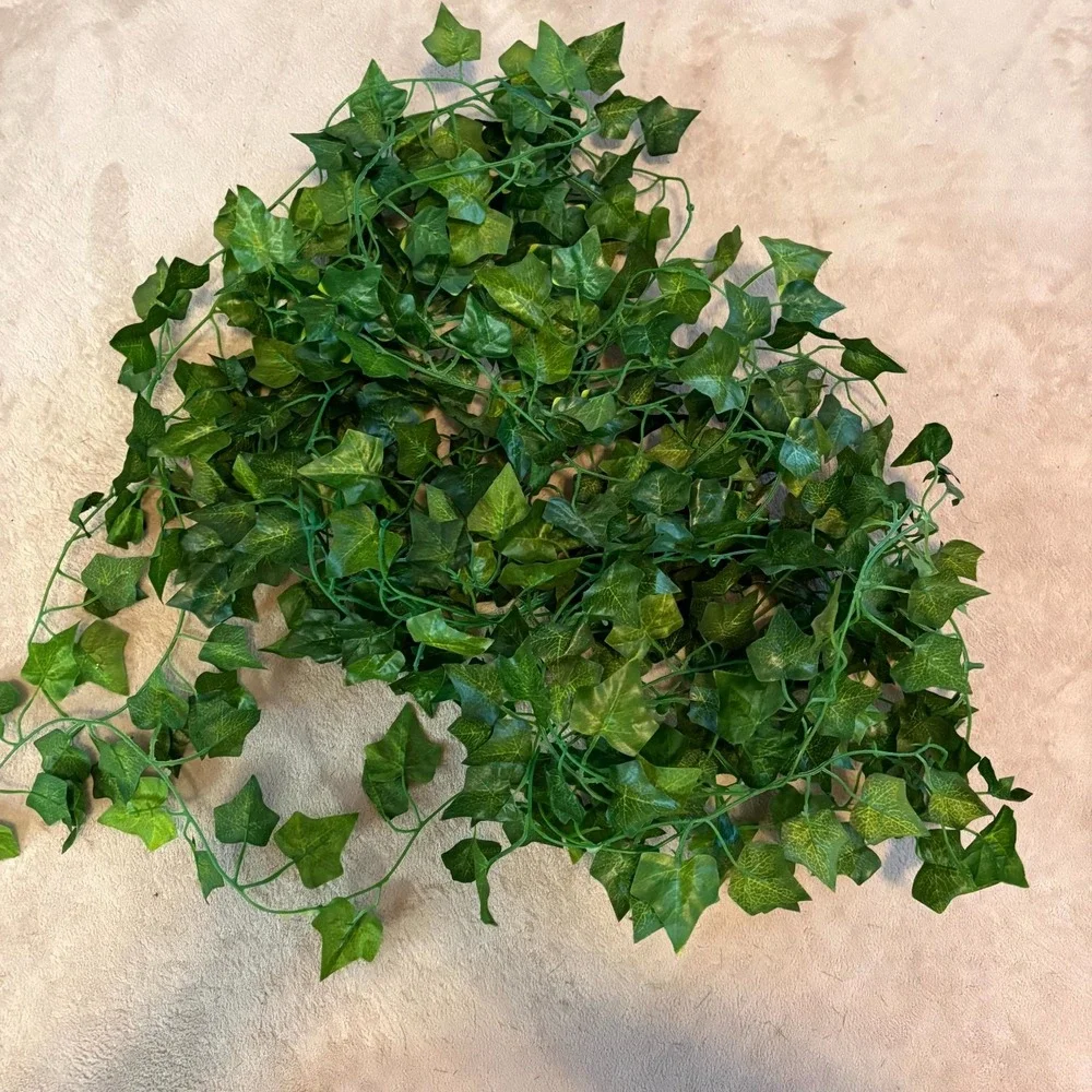 Artificial Ivy Garland Vine – Green Leaf Hanging Plant Home Decor (6.5ft+)